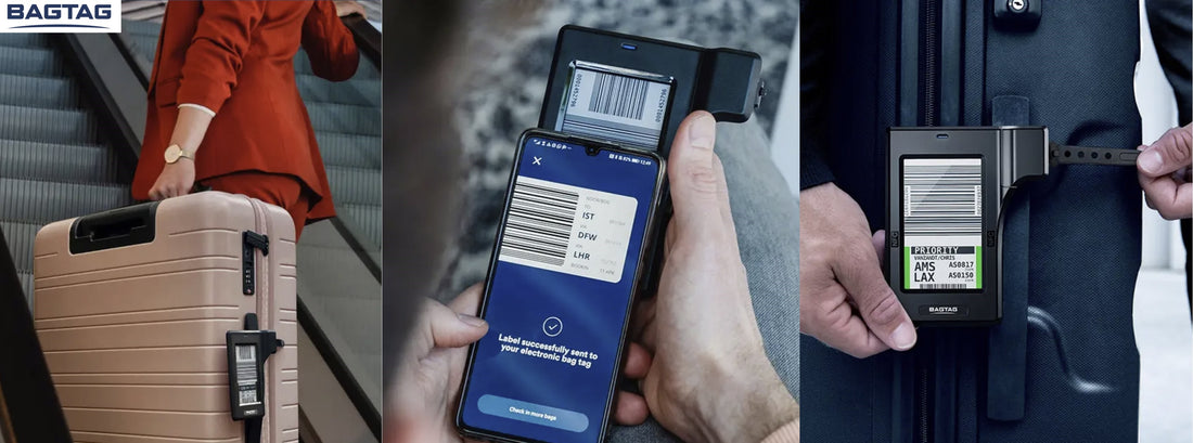 E-Ink產品：BagTag行李標籤──新科技成機場行李追踪助力